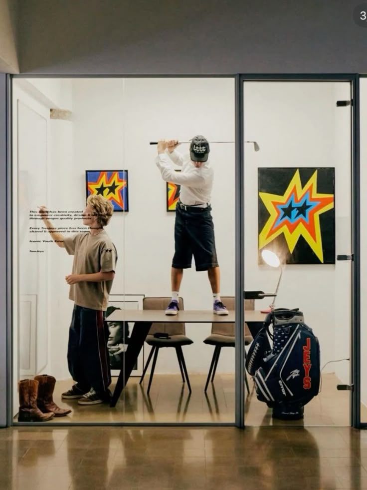 strategy guys in a crazy office